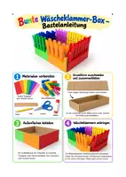 Vorschau - Mal- und Bastelvorlagen - Spiel und Fördermaterial herstellen: Wäscheklammerbox - Seite 2