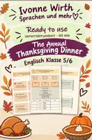 Vorschau - Unterrichtsreihen - Englisch Sparpaket: Thanksgiving (Klasse 5/6, A2): Speaking, Game & Rules - Seite 1
