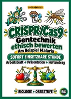 Vorschau - Stundenentwürfe - CRISPR/Cas9 - Komplette Unterrichtseinheit Oberstufe - Seite 1