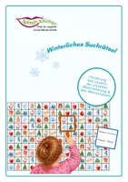 Vorschau - Spiele - Winterliches Suchrätsel Lesen & Visuelle Wahrnehmung & Wortschatz - Deckblatt