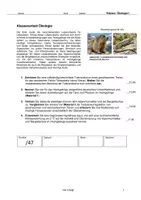 Vorschau - Klassenarbeiten - Ökologie-Klausur für die gymnasiale Oberstufe (editierbare Word-Datei) – inklusive Lerncheckliste - Deckblatt