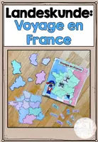 Vorschau - Arbeitsblätter - Landeskunde: Voyage en France (Booklet/Anfangsunterricht) - Deckblatt