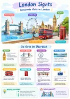 Vorschau - Poster - London Sights, Poster-Set Englisch, Klasse 6-7 - Seite 1