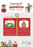 Vorschau - Spiele - Lesespiel Weihnachten: Ich habe,wer hat... - Deckblatt