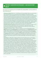 Vorschau - Stundenentwürfe - Skelett Knochenbruch Klasse 5 6 (Std 5) - Seite 1