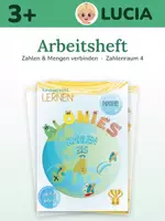Vorschau - Arbeitsblätter - Zahlen und Mengen verbinden – Zahlenraum 4 | zweifach differenziert ab 3 Jahren | Kita, Vorschule, Freiarbeit - Deckblatt