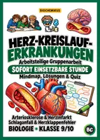 Vorschau - Stundenentwürfe - Herz-Kreislauf-System des Menschen – Herz, Blutkreislauf, Blutzellen & Erkrankungen | Großes Unterrichtspaket Sek I - Seite 1