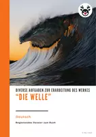 Vorschau - Arbeitsblätter - Arbeitsdossier zum Buch Die Welle inkl Lösungen - Deckblatt