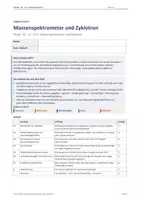 Vorschau - Arbeitsblätter - Physik: Arbeitsheft - Massenspektrometer und Zyklotron LK - Seite 1