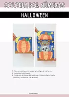 Vista previa - Hojas de trabajo - Colorea por números y operaciones hasta el 20 - Halloween - página 2