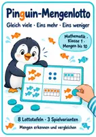 Vorschau - Spiele - Mengen vergleichen ZR10 - Mengenlotto - Freiarbeit - Grundschule Klasse 1 - Deckblatt