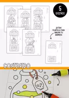 Vista previa - Manualidades / Dibujos para colorear - Manualidad de Halloween - Bolsa de chuches con sorpresa - página 1
