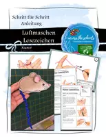 Vorschau - Mal- und Bastelvorlagen - Ein Mäuschen-Lesezeichen aus Luftmaschen häkeln: Anleitung - Deckblatt