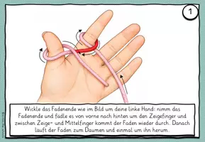Vorschau - Mal- und Bastelvorlagen - Ein Mäuschen-Lesezeichen aus Luftmaschen häkeln: Anleitung - Seite 2