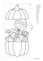 Vista previa - Manualidades / Dibujos para colorear - Manualidad de Halloween - Calabazas con sorpresa - página 3