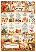Vorschau - Arbeitsblätter - Herbstferien-Challenge, Lesezeichen,Feriengruß,Ferienfoto🍂 - Seite 2