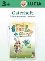 Vorschau - Arbeitsblätter - Ostern kostenlos ab 3 Jahren – Ei-Suche & Ausmalen | Kindergarten, Vorschule, Förderschule - Deckblatt