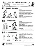 Aperçu - Préparation de séquence / Séquence complète - Le village hanté tout de travers : projet d'arts plastiques Halloween à la manière de Kirchner (cahier + diaporama) - Page 1