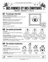 Aperçu - Préparation de séquence / Séquence complète - Le village hanté tout de travers : projet d'arts plastiques Halloween à la manière de Kirchner (cahier + diaporama) - Page 3