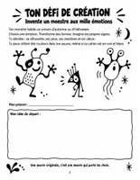 Aperçu - Préparation de séquence / Séquence complète - Les monstres aux mille émotions : projet d'arts plastiques à la manière de Joan Miró (cahier + diaporama) - Page 1