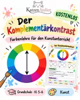 Vorschau - Arbeitsblätter - Der Komplementärkontrast – kostenlos - Deckblatt