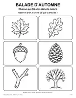 Aperçu - Jeux - Chasse aux trésors dans la nature : automne, de la maternelle au CE1 (25 pages) - Page 3