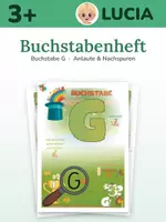 Vorschau - Unterrichtsreihen - Buchstabe G lernen – Arbeitsheft ab 3 - Deckblatt