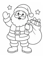 Aperçu - Matériel pour travaux manuels / dessin - Mon livre de coloriage de Noël et d'hiver : 60 dessins à imprimer - Page 1