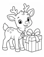Aperçu - Matériel pour travaux manuels / dessin - Mon livre de coloriage de Noël et d'hiver : 60 dessins à imprimer - Page 2