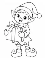 Aperçu - Matériel pour travaux manuels / dessin - Mon livre de coloriage de Noël et d'hiver : 60 dessins à imprimer - Page 3