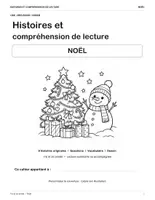 Aperçu - Feuilles d'exercices - Kit Noël et hiver en classe : 6 ressources d'écriture, de lecture, de jeux et de théâtre (CP au CM2) - Page 1