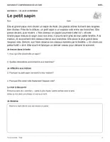 Aperçu - Feuilles d'exercices - Kit Noël et hiver en classe : 6 ressources d'écriture, de lecture, de jeux et de théâtre (CP au CM2) - Page 3