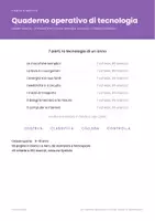 anteprima - Esercizi - 📝 Tecnologia classe quarta: quaderno operativo, 49 schede con le soluzioni - Pagina 1