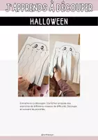 Aperçu - Feuilles d'exercices - J’apprends à découper - fantômes d’Halloween - Page 1