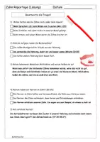 Vorschau - Arbeitsblätter - Quiz zur Zahn-Reportage - (mit Lösung) - Seite 2
