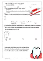 Vorschau - Arbeitsblätter - Quiz zur Zahn-Reportage - (mit Lösung) - Seite 3