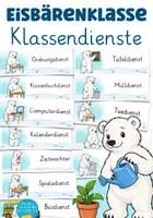 Vorschau - Präsentationen/Tafelbilder - Klassendienste Eisbärenklasse Klassentier Eisbär - Deckblatt