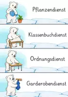Vorschau - Präsentationen/Tafelbilder - Klassendienste Eisbärenklasse Klassentier Eisbär - Seite 3