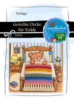 Vorschau - Mal- und Bastelvorlagen - Eine Decke für den kleinen Teddy: Vorlagen - Deckblatt