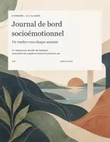 Aperçu - Fiches - Journal de bord socioémotionnel : 40 semaines pour les 11 à 17 ans (couleur + noir et blanc) - Page de couverture