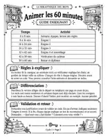 Aperçu - Feuilles d'exercices - Escape game de grammaire : La bibliothèque des mots, les classes de mots CP-CE1 (19 pages) - Page 1