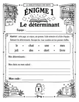Aperçu - Feuilles d'exercices - Escape game de grammaire : La bibliothèque des mots, les classes de mots CP-CE1 (19 pages) - Page 2