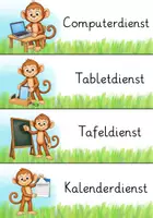 Vorschau - Fördermaterial/Inklusion - Klassendienste Affenklasse Klassentier Affe - Seite 2