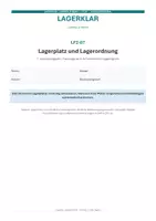 Vorschau - Arbeitsblätter - LF2-07: Lagerplatz und Lagerordnung - Seite 1