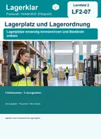 Vorschau - Arbeitsblätter - LF2-07: Lagerplatz und Lagerordnung - Deckblatt