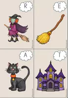 Vorschau - Spiele - Halloween – Lesespaziergang Englisch | 16 Leserätsel | Klasse 3/4 - Seite 3