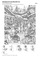 Vorschau - Arbeitsblätter - Weihnachts-Suchbilder XXL | 12 Wimmelbilder | Klasse 1–4 - Seite 2