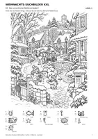 Vorschau - Arbeitsblätter - Weihnachts-Suchbilder XXL | 12 Wimmelbilder | Klasse 1–4 - Seite 3