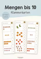 Vorschau - Fördermaterial/Inklusion - Freiarbeit: Klammerkarten Mengen bis 10 Herbst | Klasse 1 - Deckblatt