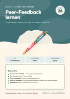 Vorschau - Stundenentwürfe - Peer-Feedback lernen kooperatives Lernen Klasse 5 bis 10 | Methodenheft 16 Seiten mit Kopiervorlagen | Ablauf, Befundlage, drei Fachbeispiele | Zusammen denken 28 - Deckblatt